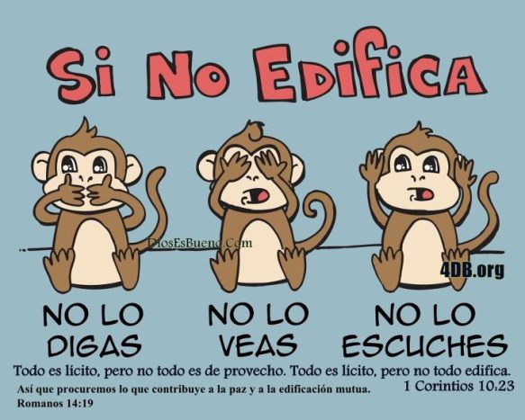 Dios Es Bueno Frases y Reflexiones Si No Edifica