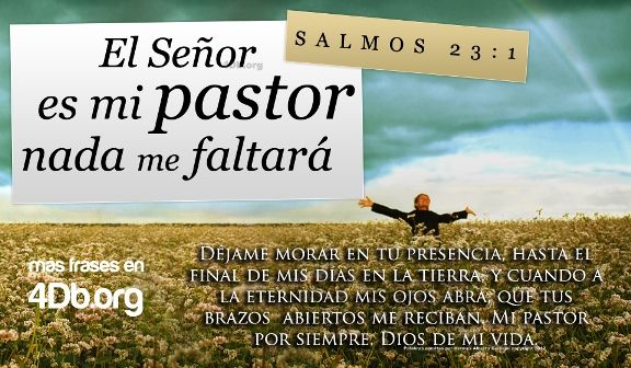 Salmos 23:1 Frases y Palabras Que Fortalecen Imagenes de Dios Es Bueno Para compartir en Facebook