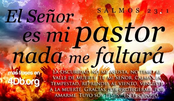 Salmos 23:1 Frases y Palabras Que Fortalecen Imagenes de Dios Es Bueno Para compartir en Facebook