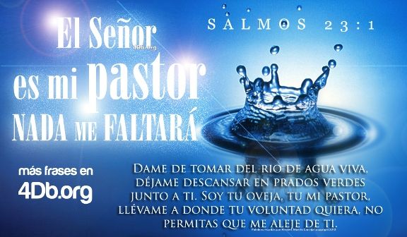 Salmos 23:1 Frases y Palabras Que Fortalecen Imagenes de Dios Es Bueno Para compartir en Facebook