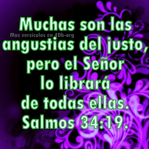 Salmos 34:19 Palabras Que Fortalecen Imagenes de Dios Es Bueno Para compartir en Facebook