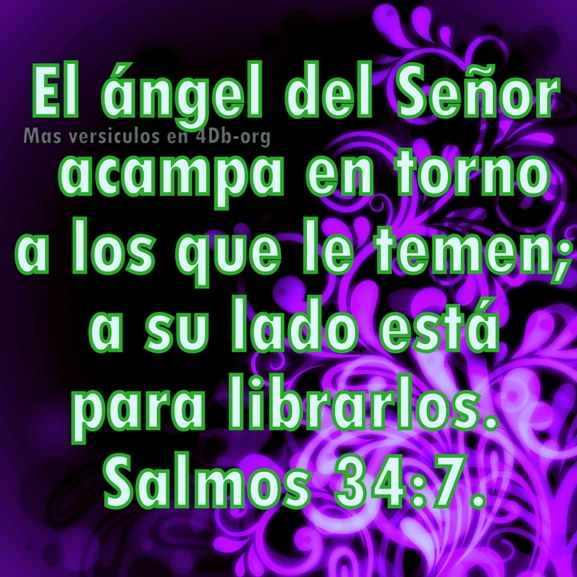 Salmos 34:7 Palabras Que Fortalecen Imagenes de Dios Es Bueno Para compartir en Facebook