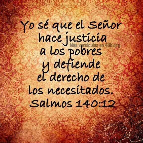 Dios Es Bueno Frases y Reflexiones Salmos 140:12.