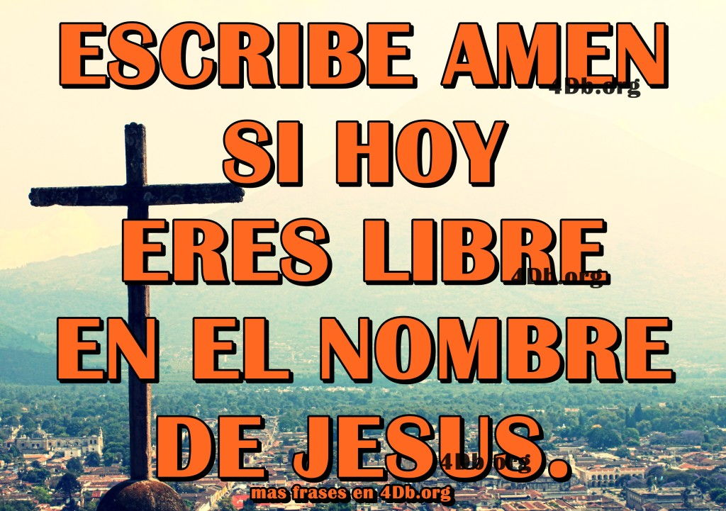 imagen que exalta el nombre de Jesús