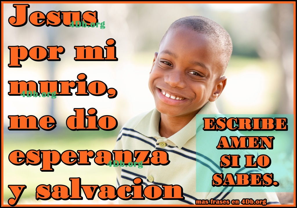 Imagen que exalta el nombre de Jesús