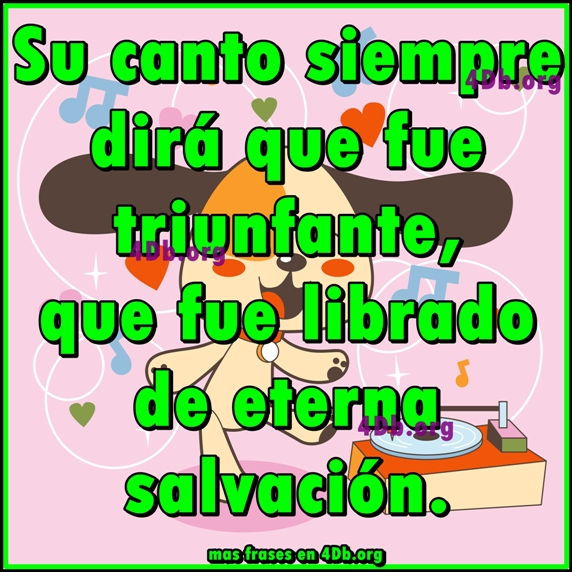 Su canto siempre. Su canto siempre.