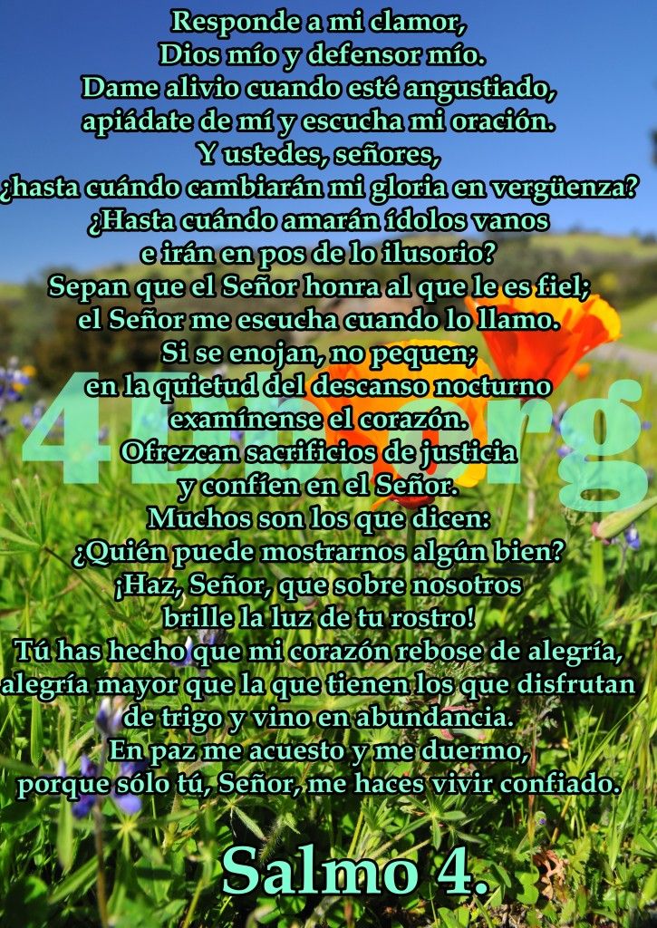 imagen de salmos 4