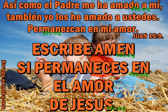 Permanece en el amor de Dios Juan 15:9