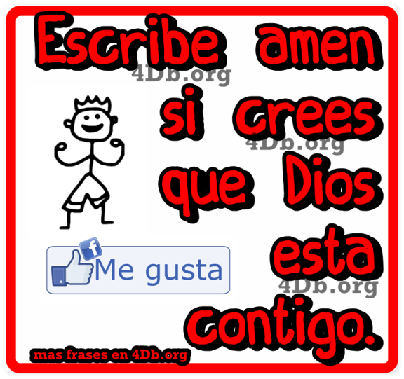 Dios esta conmigo.
