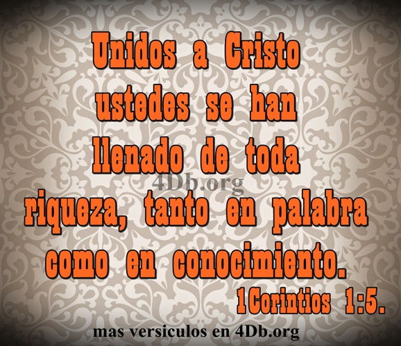 Unidos a Cristo 1 Corintios 1:5