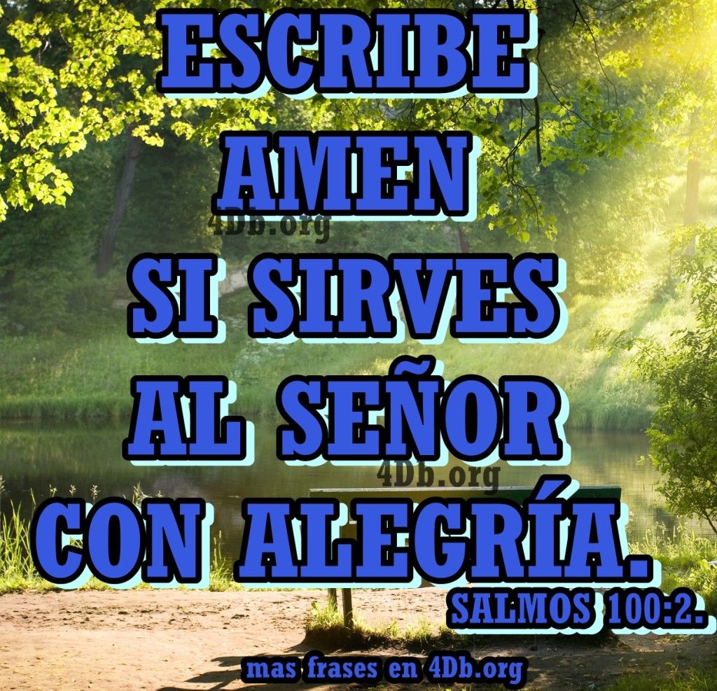 imagen del salmo 100:2