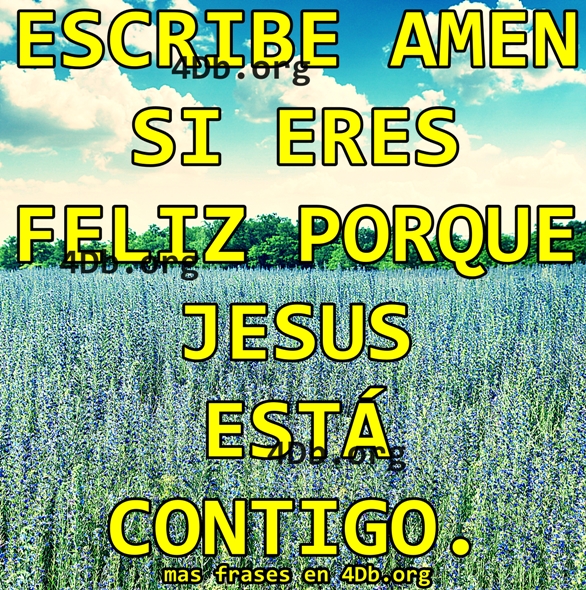 Jesús esta contigo.