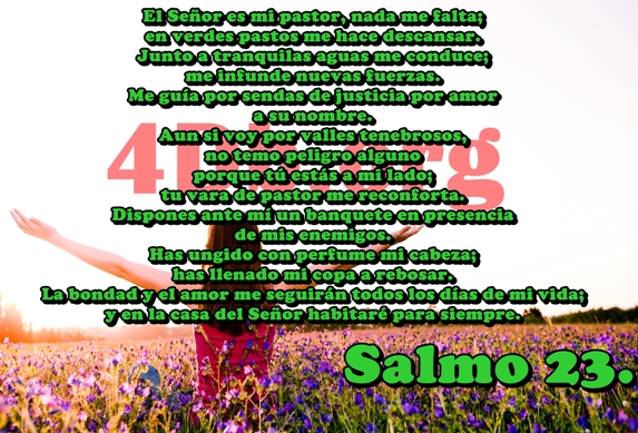 Salmo 23 El Señor Es Mi Pastor Salmo 23 El Señor Es Mi Pastor