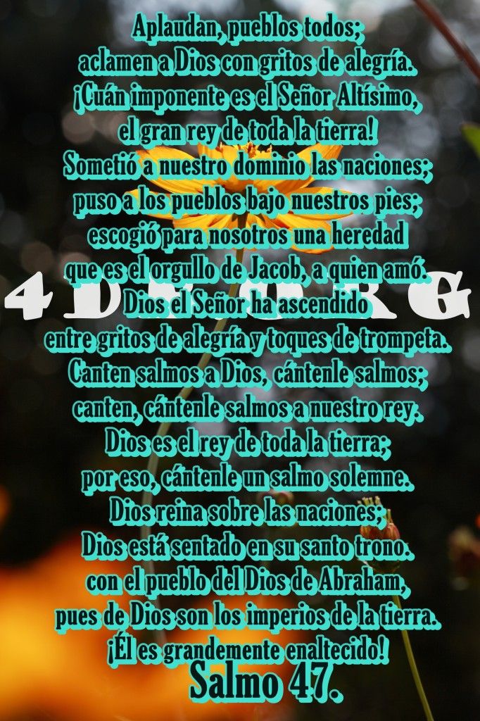  Una imagen del salmo 47