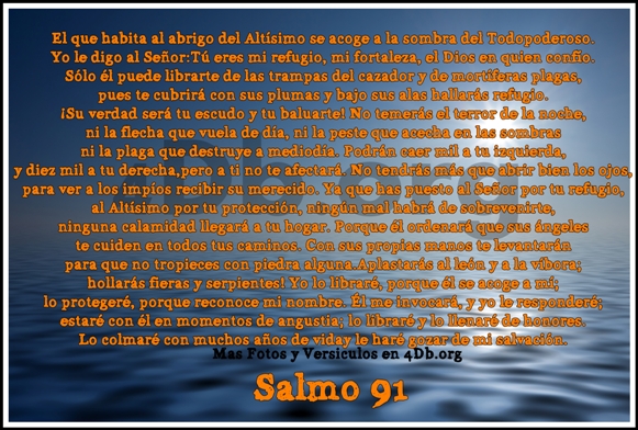 Salmo 91 Su verdad será tu escudo