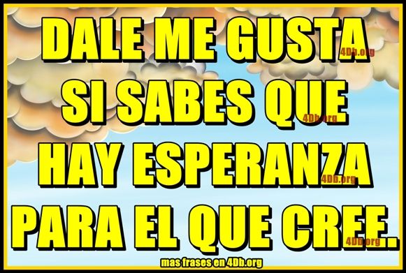 Hay esperanza Hay esperanza