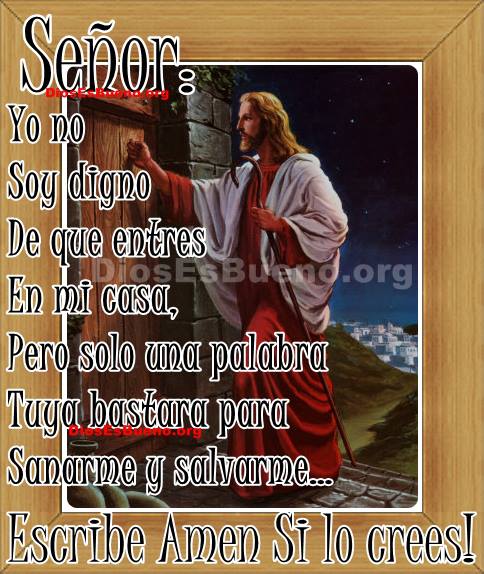 No soy digno