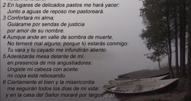 El Señor es mi pastor nada me faltara
