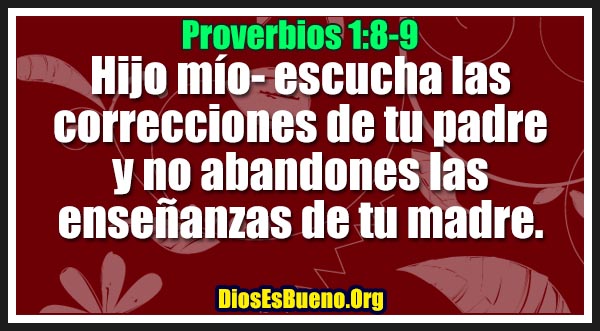 Proverbios 1:8-9