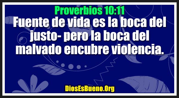 Proverbios 10:11