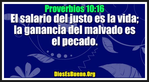 Proverbios 10:16