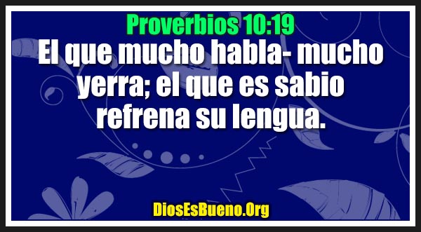 Proverbios 10:19