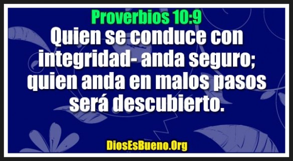 Proverbios 10:9