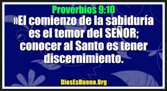 Proverbios 9:10