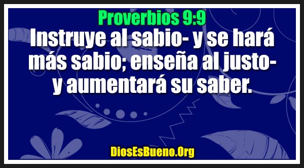 Proverbios 9:9