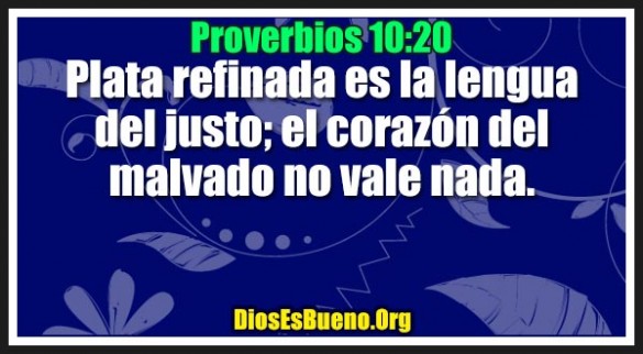 Proverbios 10:20