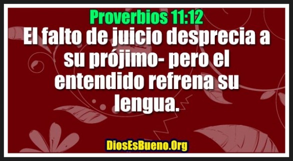 Proverbios 11:12