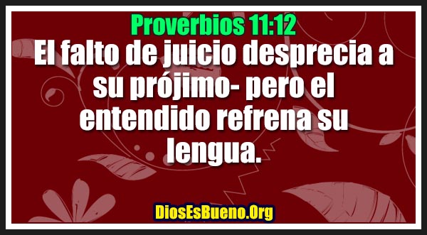 Proverbios 11:12