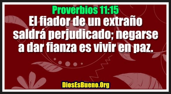 Proverbios 11:15