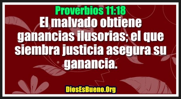 Proverbios 11:18