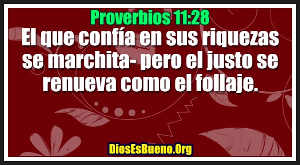 Proverbios 11:28