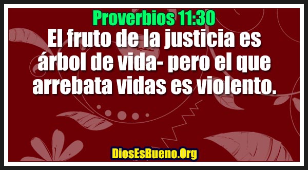 Proverbios 11:30
