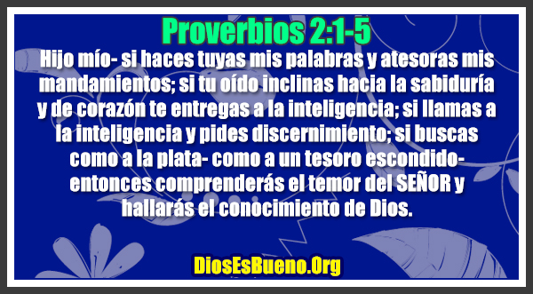 Proverbios 2:1-5