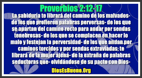 Proverbios 2:12-17