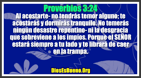 Proverbios 3:24