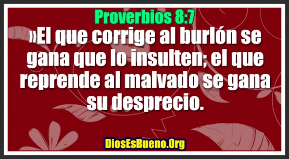 Proverbios 8:7