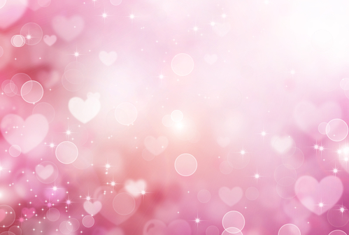 Valentine Hearts Abstract Pink Background. St.Valentine's Day