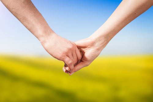 Close-up Holding Hands