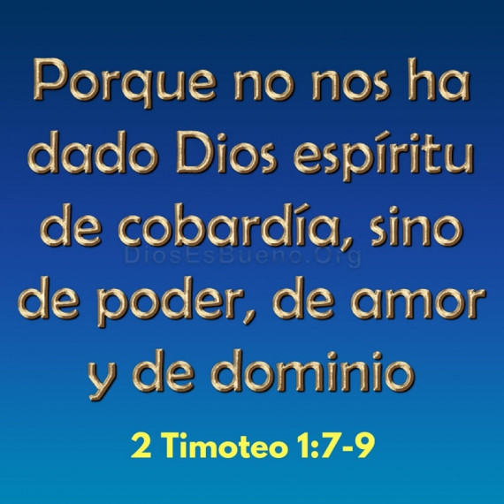 2 Timoteo 1:7-9