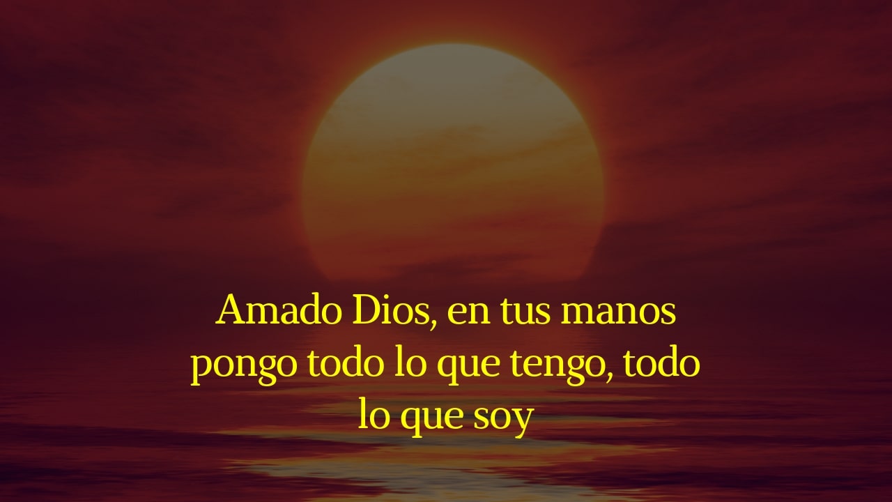 Pongamos nuestra vida en las manos de Dios