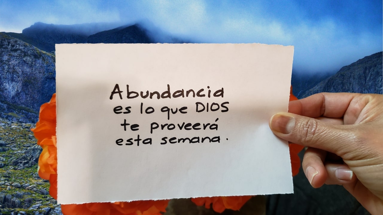 Oración para abundancia