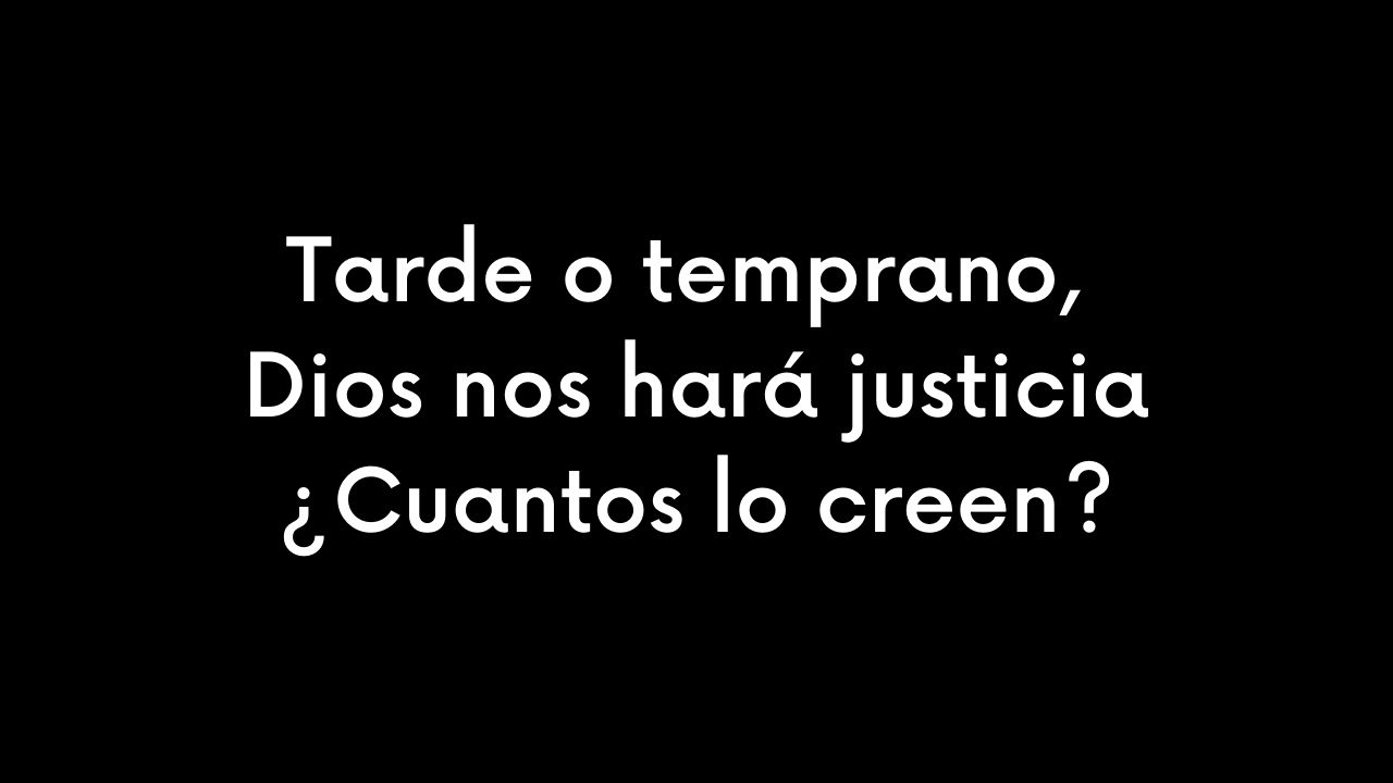 No te desesperes, la justicia viene de Dios