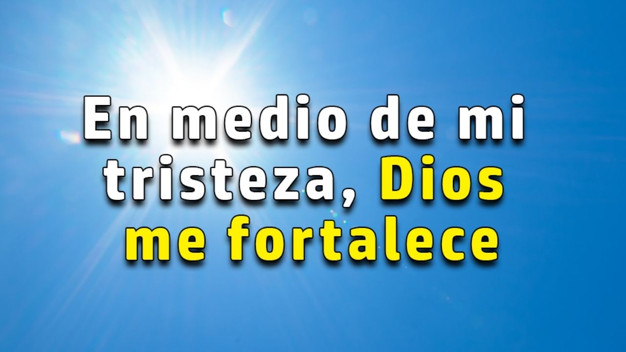 ¿Cuantos aquí ponen su tristeza en las manos de Dios?