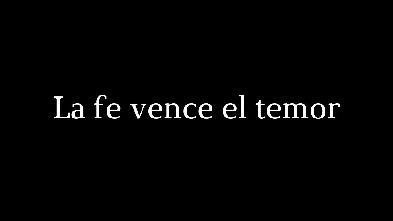 Di no a las dudas y al miedo