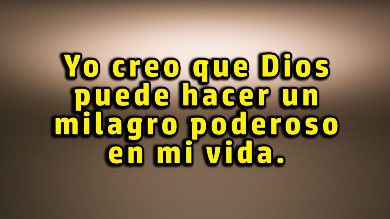Hoy es el día de tu milagro Hoy es el día de tu milagro