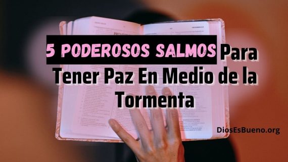 salmos paz en medio de la tormenta